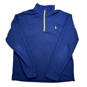 Polo Ralph Lauren Performance Fleece Large Navy Yellow Large Outdoors